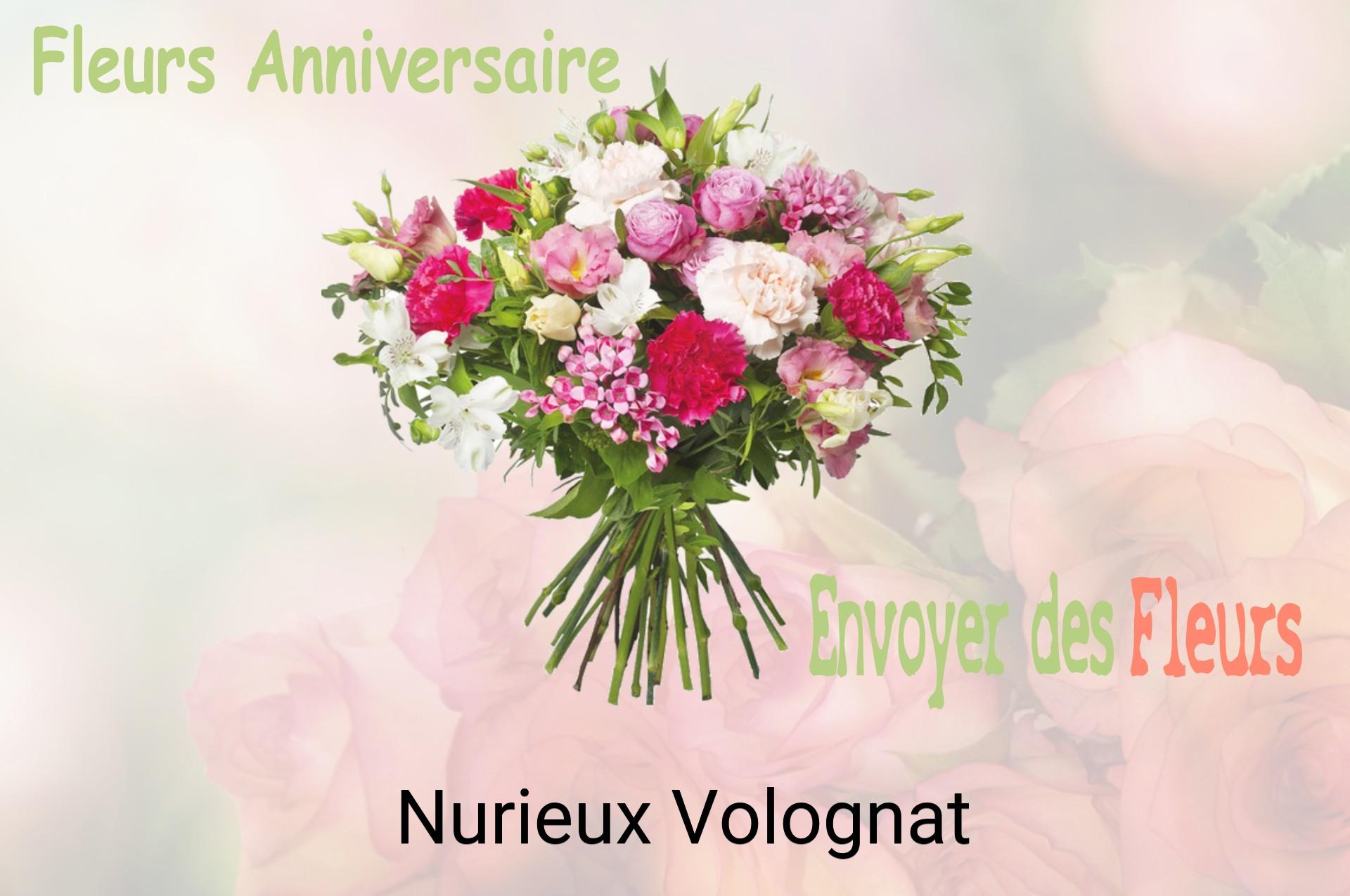 Bouquet de fleurs d’anniversaire livré à Nurieux-Volognat