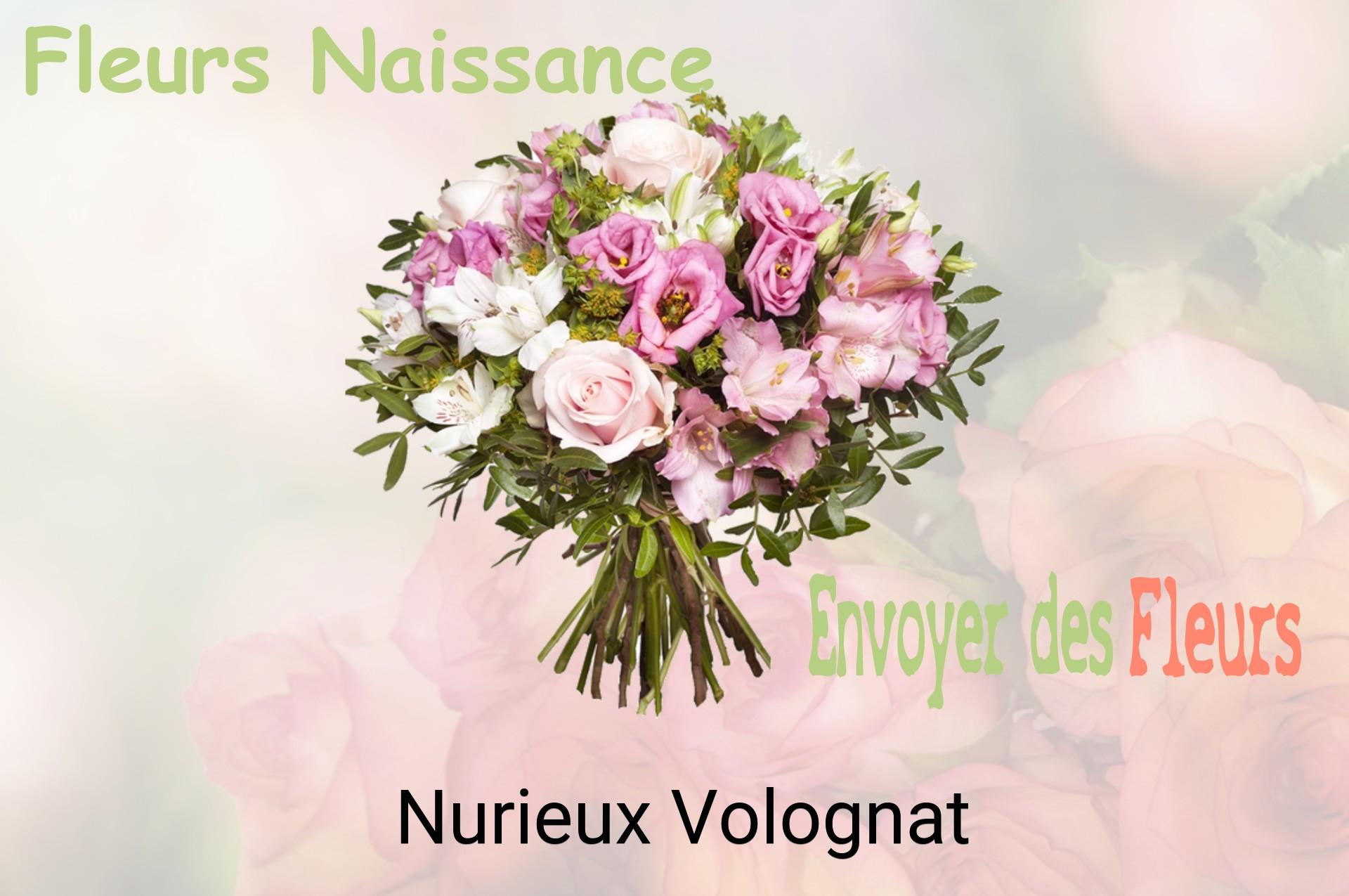 Bouquet de fleurs de naissance livré à Nurieux-Volognat